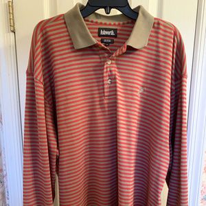 ASHWORTH XL MENS LONG SLEEVE POLO!